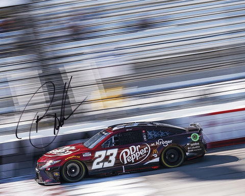 AUTOGRAPHED 2022 Bubba Wallace #23 Next Gen Car DR. PEPPER (23XI Racing) Signed 8X10 Inch Picture NASCAR Glossy Photo with COA