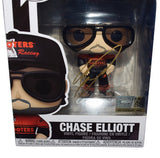 AUTOGRAPHED 2022 Chase Elliott #9 Hooters Night Owl Racing NASCAR FUNKO POP #18 (Hendrick Motorsports) Gold Signed Collectible Official Figure / Figurine with COA