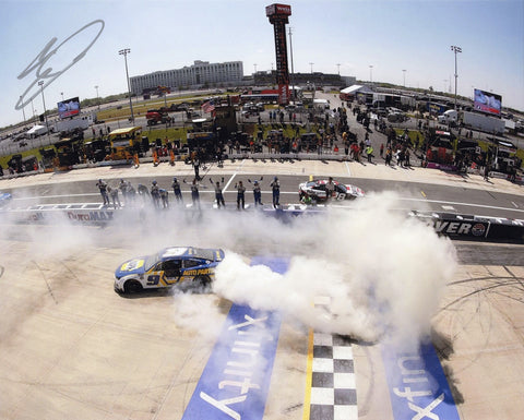 AUTOGRAPHED 2022 Chase Elliott #9 NAPA Racing DOVER RACE WIN BURNOUT (Victory Celebration) Signed 8X10 Inch Picture NASCAR Glossy Photo with COA