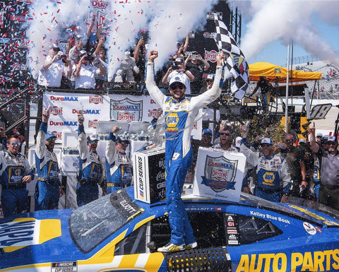 AUTOGRAPHED 2022 Chase Elliott #9 NAPA Racing DOVER RACE WIN (Victory Lane Celebration) Signed 8X10 Inch Picture NASCAR Glossy Photo with COA