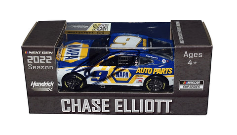 AUTOGRAPHED 2022 Chase Elliott #9 NAPA Racing NEXT GEN CAR (Hendrick Motorsports) Signed Collectible Action 1/64 Scale NASCAR Diecast Car with COA