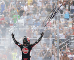 AUTOGRAPHED 2022 Christopher Bell #20 Rheem Racing NEW HAMPSHIRE RACE WIN (Victory Celebration) Signed 8X10 Inch Picture NASCAR Glossy Photo with COA