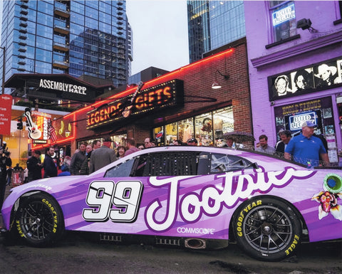AUTOGRAPHED 2022 Daniel Suarez #99 Tootsies Orchid Lounge (Kid Rock's Nashville Bar) Trackhouse Racing Signed 8X10 Inch Picture NASCAR Glossy Photo with COA