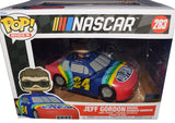 AUTOGRAPHED 2022 Jeff Gordon #24 DuPont Racing DRIVING THE RAINBOW WARRIOR Funko Pop Rides #283 Rare Signed NASCAR Collectible Official Figure / Figurine with COA