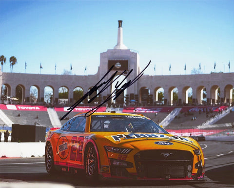 AUTOGRAPHED 2022 Joey Logano #22 Pennzoil Racing CLASH AT THE LA COLISEUM WIN (Inaugural Event) Los Angeles Race Signed 8X10 Inch Picture NASCAR Glossy Photo with COA