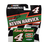AUTOGRAPHED 2022 Kevin Harvick #4 Hunt Brothers Pizza Team (Stewart-Haas Racing) NASCAR Authentics Wave 03 Signed Collectible 1/64 Scale NASCAR Diecast Car with COA