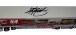 AUTOGRAPHED 2022 Kyle Busch #54 Xfinity Series 5 WIN SWEEP (Joe Gibbs Racing) Rare Signed 1/64 Scale NASCAR Authentics Diecast Hauler/Transporter with COA
