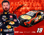 AUTOGRAPHED 2022 Martin Truex Jr. #19 Bass Pro Shops OFFICIAL HERO CARD (Joe Gibbs Racing) New Car Signed Collectible Picture 8X10 Inch NASCAR Hero Card Photo with COA