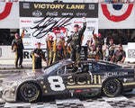 AUTOGRAPHED 2022 Tyler Reddick #8 Richard Childress Racing INDY ROAD COURSE WIN (Victory Lane Celebration) 3CHI Team Signed 8X10 Inch Picture NASCAR Glossy Photo with COA