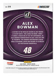 AUTOGRAPHED Alex Bowman 2022 Donruss Racing CONTENDERS (#48 Ally Team) Rare Insert Signed Collectible NASCAR Trading Card with COA