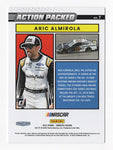 AUTOGRAPHED Aric Almirola 2022 Donruss Racing ACTION PACKED (#10 Smithfield Team) Rare Insert Signed NASCAR Collectible Trading Card with COA