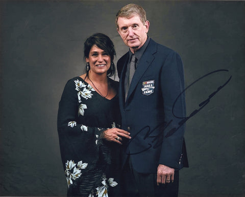AUTOGRAPHED Bill Elliott 2015 NASCAR HALL OF FAME (Charlotte Induction Ceremony) Signed 8X10 Inch Picture NASCAR Glossy Photo with COA
