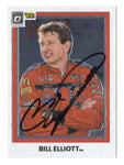 AUTOGRAPHED Bill Elliott 2022 Donruss Optic Racing AWESOME BILL FROM DAWSONVILLE (#94 McDonalds Team) Signed Collectible NASCAR Trading Card with COA
