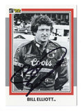 AUTOGRAPHED Bill Elliott 2022 Donruss Racing AWESOME BILL FROM DAWSONVILLE (Rare Gray Parallel Insert) Signed Collectible NASCAR Trading Card with COA