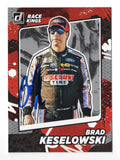 AUTOGRAPHED Brad Keselowski 2022 Donruss Racing RACE KINGS Rare Gray Parallel Insert Signed NASCAR Collectible Trading Card with COA