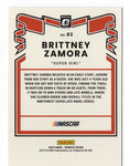 AUTOGRAPHED Brittney Zamora 2022 Donruss Optic Racing SUPER GIRL (K&N Series) Signed NASCAR Collectible Trading Card with COA