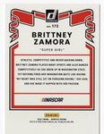 AUTOGRAPHED Brittney Zamora 2022 Donruss Racing SUPER GIRL (K&N Series) Signed NASCAR Collectible Trading Card with COA