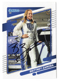 AUTOGRAPHED Brittney Zamora 2022 Donruss Racing (#10 Rackley Team) K&N Series Signed NASCAR Collectible Trading Card with COA