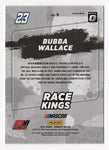AUTOGRAPHED Bubba Wallace 2022 Donruss Optic Racing RACE KINGS (Rare Silver Prizm) 23XI Racing Insert Signed NASCAR Collectible Trading Card with COA