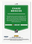 AUTOGRAPHED Chase Briscoe 2022 Donruss Racing (#14 Stewart-Haas Team) NASCAR Cup Series Signed NASCAR Collectible Trading Card with COA