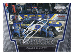 AUTOGRAPHED Chase Elliott 2021 Panini Prizm Racing TEAMWORK Rare Insert Signed NASCAR Collectible Trading Card with COA