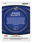 AUTOGRAPHED Chase Elliott 2022 Donruss Racing CONTENDERS Rare Insert Signed NASCAR Collectible Trading Card with COA