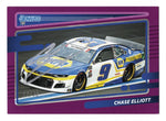 AUTOGRAPHED Chase Elliott 2022 Donruss Racing (#9 NAPA Car) RARE PURPLE PARALLEL Signed NASCAR Collectible Trading Card with COA #07/49