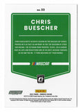 AUTOGRAPHED Chris Buescher 2022 Donruss Optic Racing (#17 Fastenal Team) RFK Team Signed NASCAR Collectible Trading Card with COA