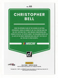 AUTOGRAPHED Christopher Bell 2022 Donruss Racing (#20 DeWalt Team) NASCAR Cup Series Signed NASCAR Collectible Trading Card with COA