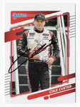 AUTOGRAPHED Cole Custer 2022 Donruss Racing (#41 Stewart-Haas Team) NASCAR Cup Series Signed NASCAR Collectible Trading Card with COA