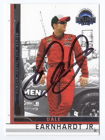 AUTOGRAPHED Dale Earnhardt Jr. 2007 Press Pass Eclipse Racing (#8 Budweiser Team) Nextel Cup Series Signed NASCAR Collectible Trading Card with COA