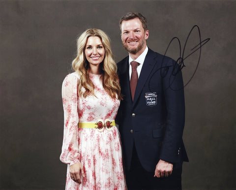 AUTOGRAPHED Dale Earnhardt Jr. 2021 Charlotte NASCAR HALL OF FAME INDUCTION (Class of 2021) Signed 8X10 Inch Picture NASCAR Glossy Photo with COA