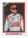 AUTOGRAPHED Dale Earnhardt Jr. 2022 Donruss Optic Racing JUNIOR (#88 National Guard) Signed NASCAR Collectible Trading Card with COA