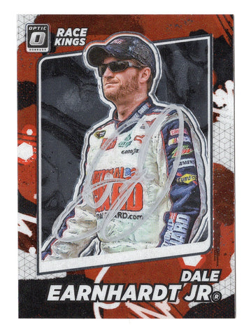 AUTOGRAPHED Dale Earnhardt Jr. 2022 Donruss Optic Racing RACE KINGS Signed NASCAR Collectible Trading Card with COA