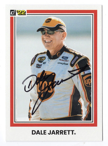 AUTOGRAPHED Dale Jarrett 2022 Donruss Racing (#88 UPS Team) Nextel Cup Series Signed Collectible NASCAR Trading Card with COA