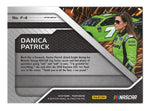 AUTOGRAPHED Danica Patrick 2018 Panini Prizm Racing FIREWORKS SILVER PRIZM Rare Insert Signed NASCAR Collectible Trading Card with COA
