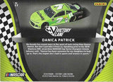 AUTOGRAPHED Danica Patrick 2018 Panini Victory Lane Racing CHASING THE FLAG (#7 GoDaddy) Rare Insert Signed Collectible NASCAR Trading Card with COA