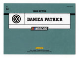 AUTOGRAPHED Danica Patrick 2021 Donruss Optic Racing 1988 RETRO SILVER PRIZM Rare Insert Signed NASCAR Collectible Trading Card with COA