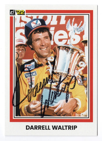 AUTOGRAPHED Darrell Waltrip 2022 Donruss Racing JAWS (North Wilkesboro Race Win) Signed Collectible NASCAR Trading Card with COA