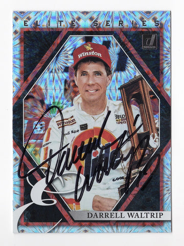 AUTOGRAPHED Darrell Waltrip 2022 Donruss Racing ELITE SERIES (Bristol Race Win) Rare Insert Signed Collectible NASCAR Trading Card with COA