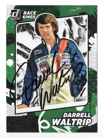 AUTOGRAPHED Darrell Waltrip 2022 Donruss Racing RACE KINGS (#88 Gatorade Team) Insert Signed Collectible NASCAR Trading Card with COA