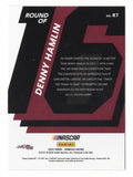 AUTOGRAPHED Denny Hamlin 2022 Donruss Racing PLAYOFFS ROUND OF 16 (#11 FedEx Team) Rare Insert Signed NASCAR Collectible Trading Card with COA