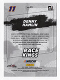 AUTOGRAPHED Denny Hamlin 2022 Donruss Racing RACE KINGS (#11 FedEx Team) Signed NASCAR Collectible Trading Card with COA