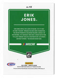 AUTOGRAPHED Erik Jones 2022 Donruss Optic Racing (#43 Air Force Team) Petty Motorsports Signed NASCAR Collectible Trading Card with COA