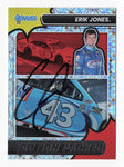 AUTOGRAPHED Erik Jones 2022 Donruss Racing ACTION PACKED (#43 Air Force Team) Rare Insert Signed NASCAR Collectible Trading Card with COA