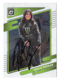 AUTOGRAPHED Hailie Deegan 2022 Donruss Optic Racing (#1 Monster Team) Truck Series Signed NASCAR Collectible Trading Card with COA