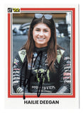 AUTOGRAPHED Hailie Deegan 2022 Donruss Racing DIRT PRINCESS (#1 Monster Team) Truck Series Signed NASCAR Collectible Trading Card with COA