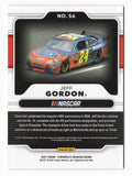 AUTOGRAPHED Jeff Gordon 2021 Panini Chronicles Obsidian Racing (#24 DuPont Team) Signed NASCAR Collectible Trading Card with COA