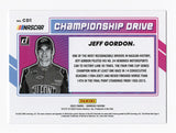 AUTOGRAPHED Jeff Gordon 2022 Donruss Racing CHAMPIONSHIP DRIVE (#24 DuPont Team) Rare Insert Signed NASCAR Collectible Trading Card with COA