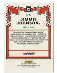 AUTOGRAPHED Jimmie Johnson 2022 Donruss Optic Racing SEVEN TIME (#48 Lowes Team) Signed NASCAR Collectible Trading Card with COA